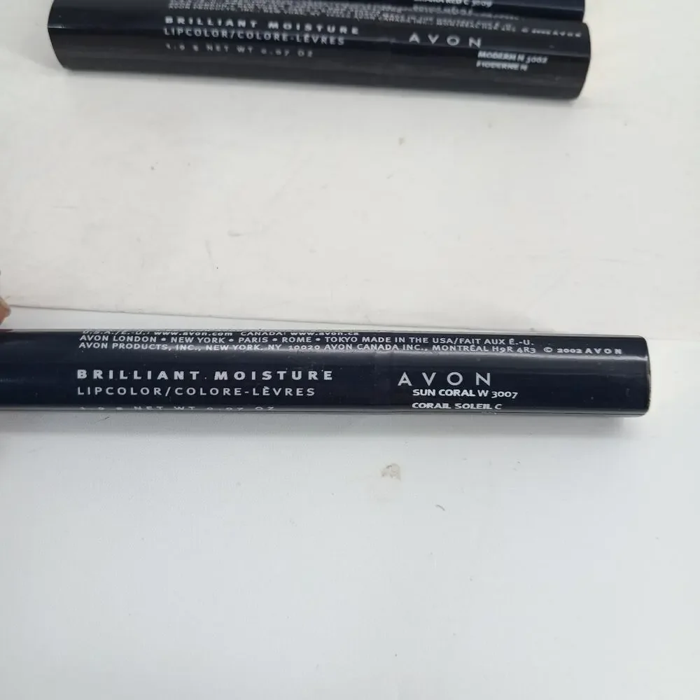 10X Random Avon Brilliant Moisture Lip Color VTG Discontinued NOS SEALED Lot 3